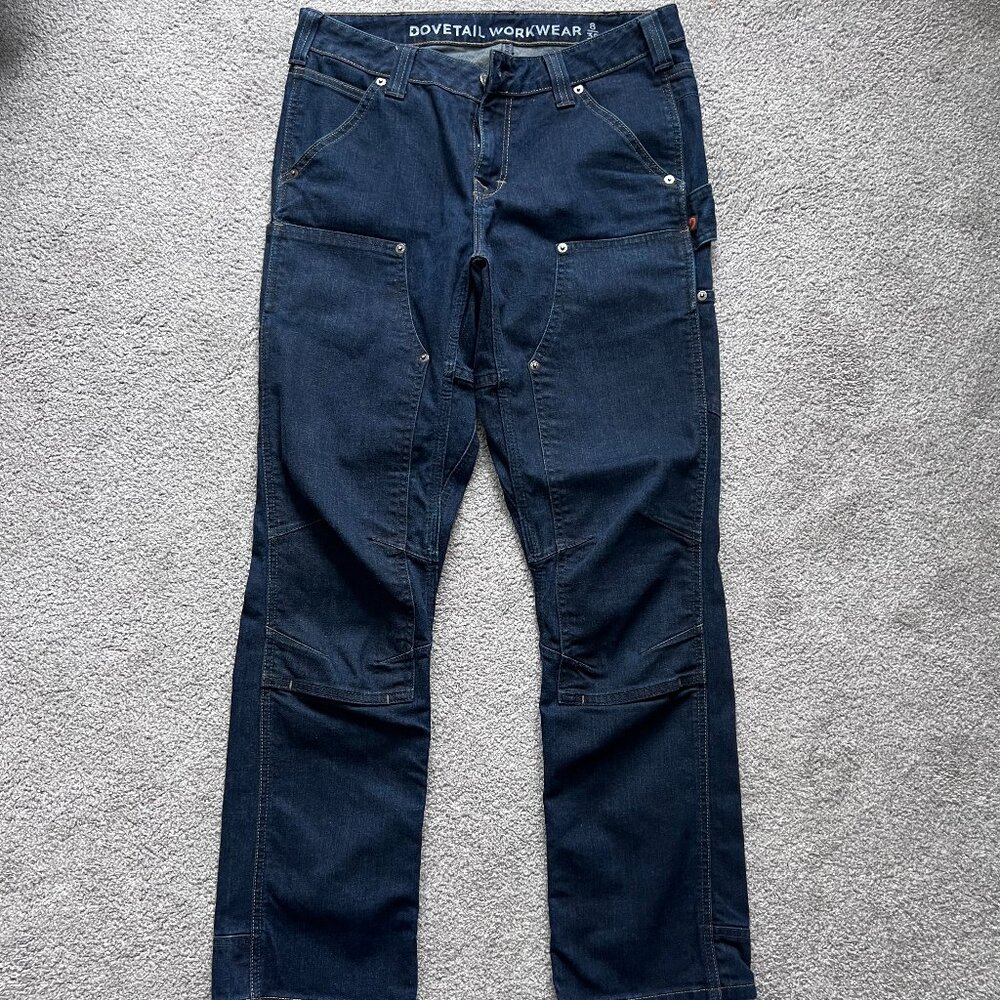 Dovetail Workwear Brit Utility Jeans size 8 talle